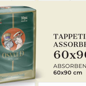 Osvald Animal Pet Absorbent Mats 60x90cm Pack of 10 Mats
